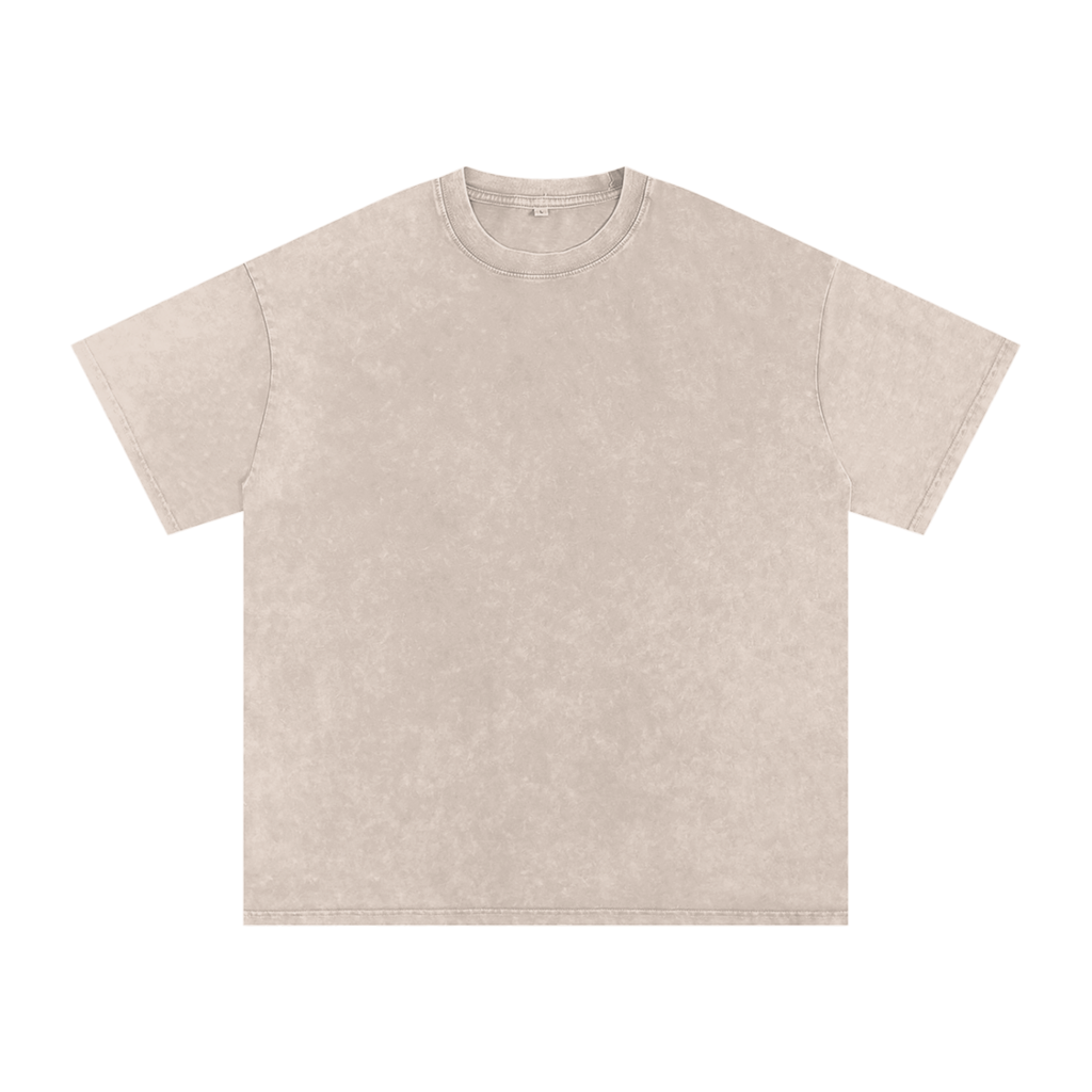 SlowBro Touge Snow Washed Oversized Cotton T-Shirt
