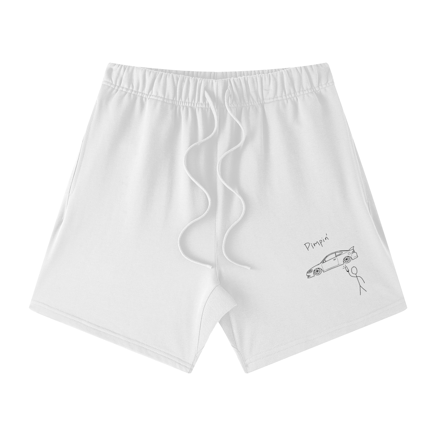 Pimpin RSX Unisex Earth Tone Loose Fit Cotton Shorts