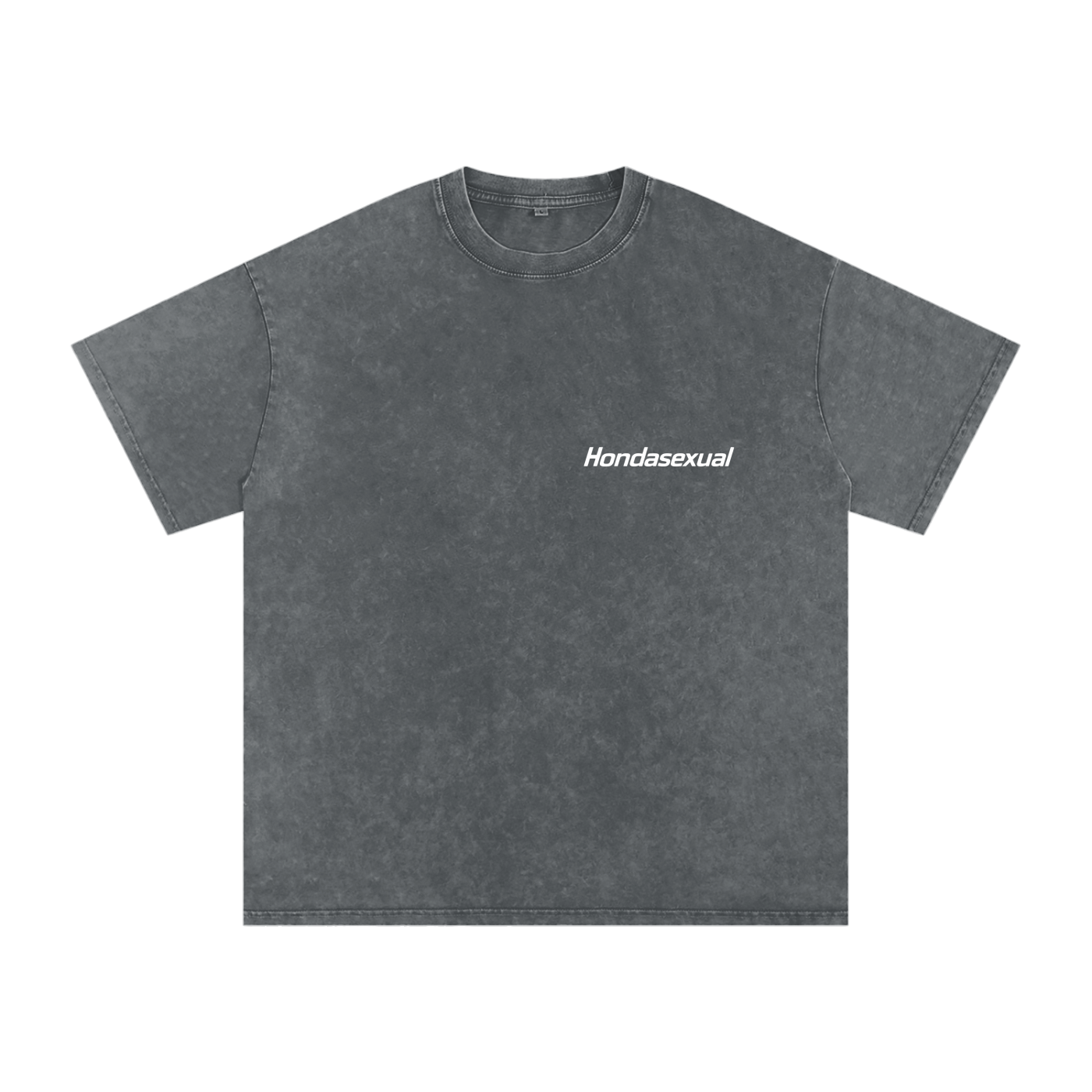 Hondasexual Snow Washed Oversized Cotton T-Shirt