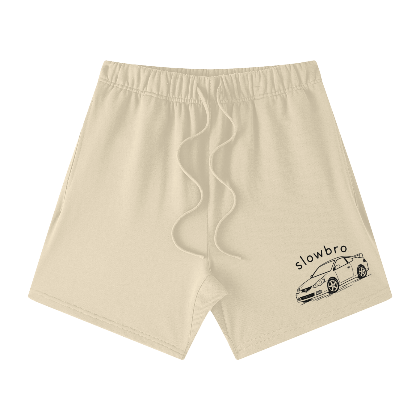 Unisex Earth Tone Loose Fit Cotton Shorts