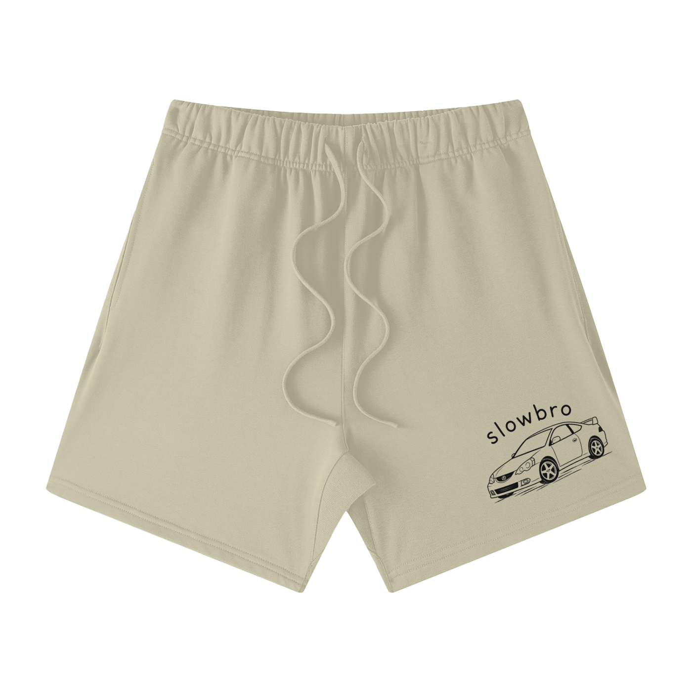 Unisex Earth Tone Loose Fit Cotton Shorts