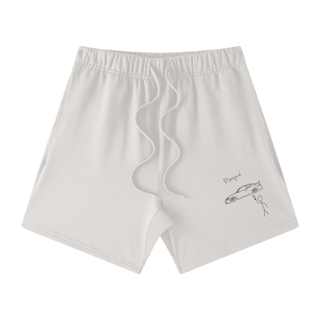 Pimpin RSX Unisex Earth Tone Loose Fit Cotton Shorts