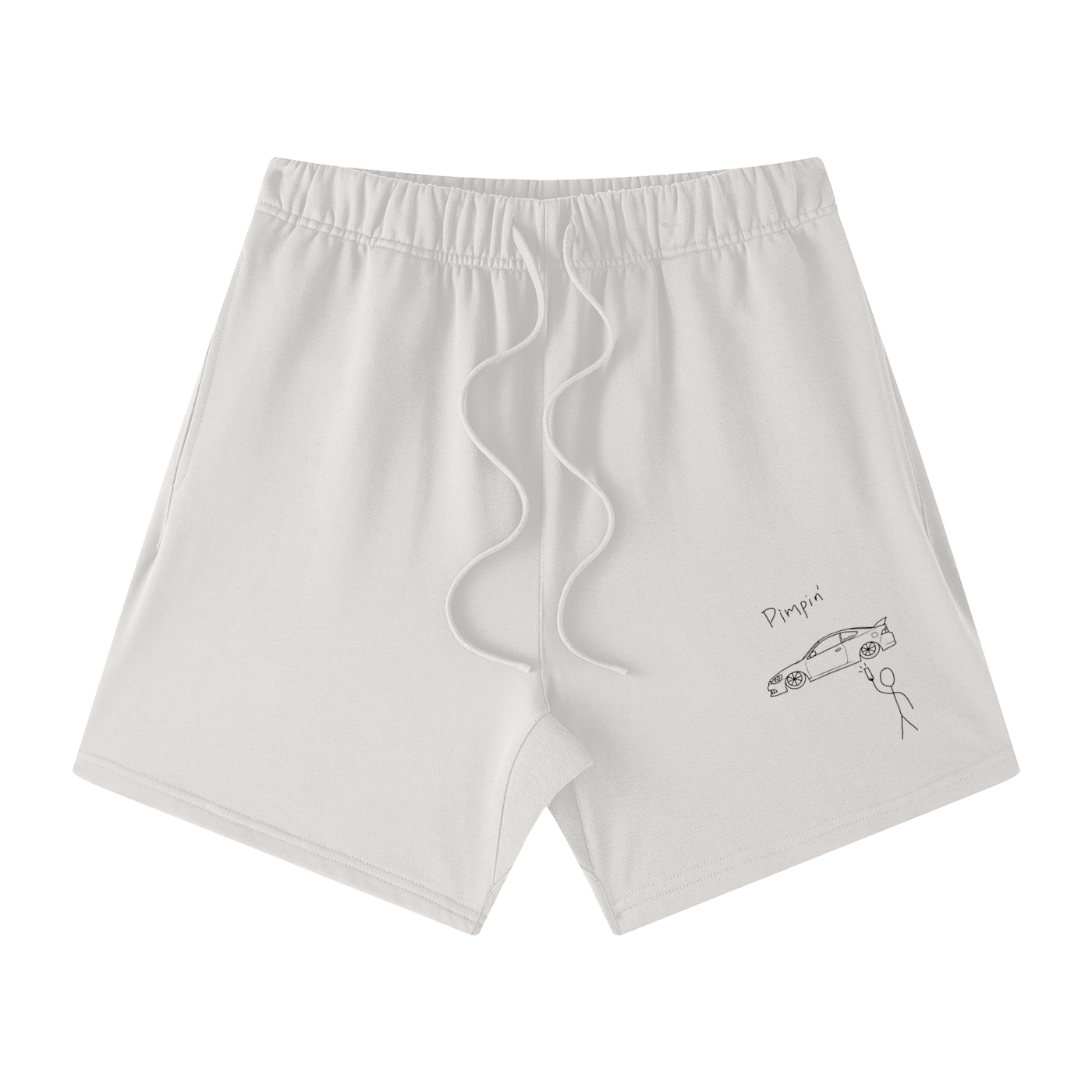 Pimpin RSX Unisex Earth Tone Loose Fit Cotton Shorts