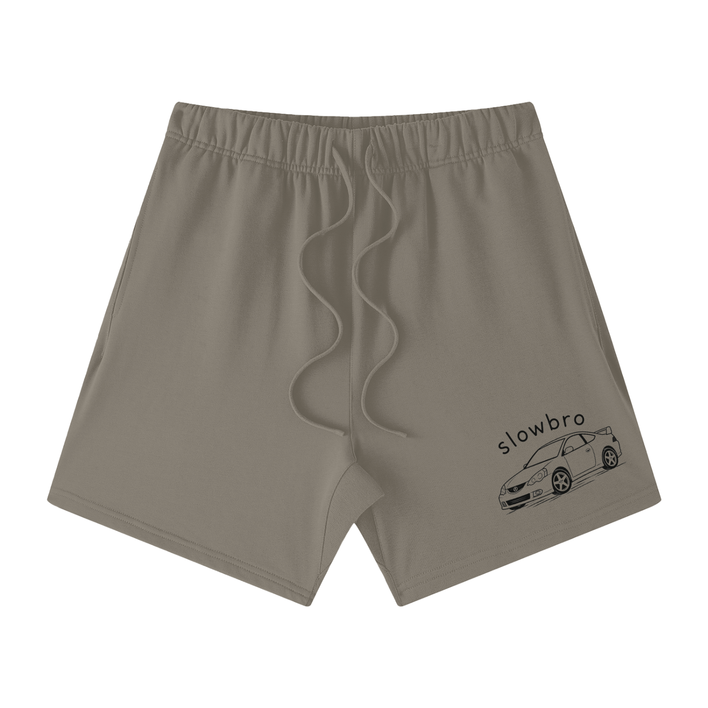 Unisex Earth Tone Loose Fit Cotton Shorts
