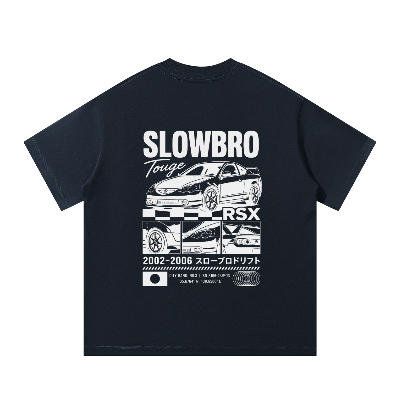 SlowBro Touge Plain Oversized T