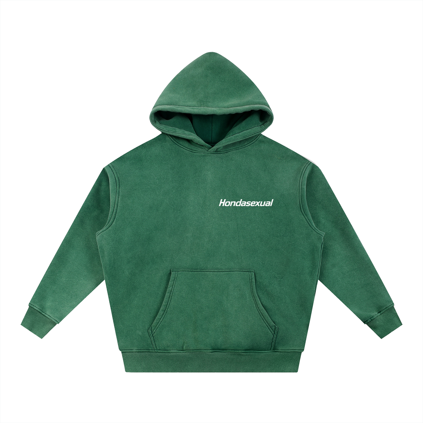 Hondasexual Snow Wash Fleece Oversize Hoodie