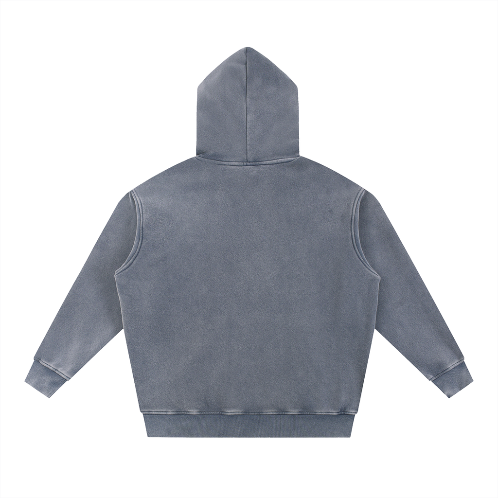 SlowBro Snow Wash Fleece Oversize Hoodie