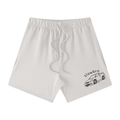 Unisex Earth Tone Loose Fit Cotton Shorts