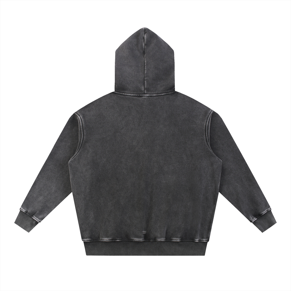 SlowBro Snow Wash Fleece Oversize Hoodie