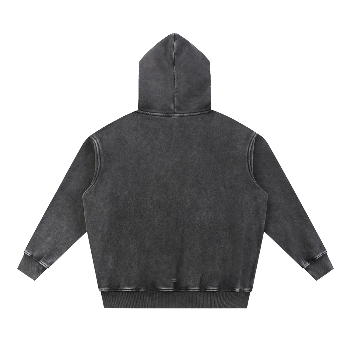 SlowBro Snow Wash Fleece Oversize Hoodie